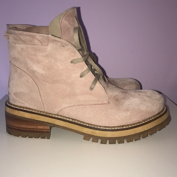 Combat Suede Boots - Picture 2 of 12